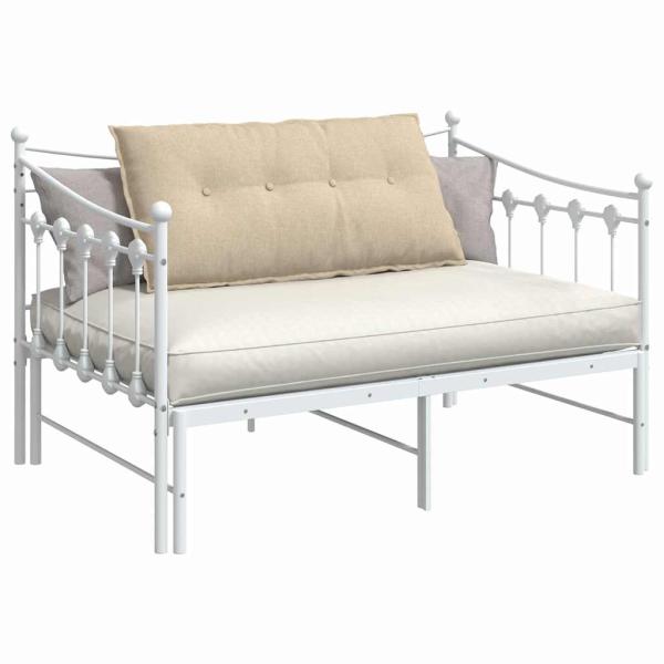 ARDEBO.de - Rücken Kissen Creme 100 x 19 x 50 cm Stoff