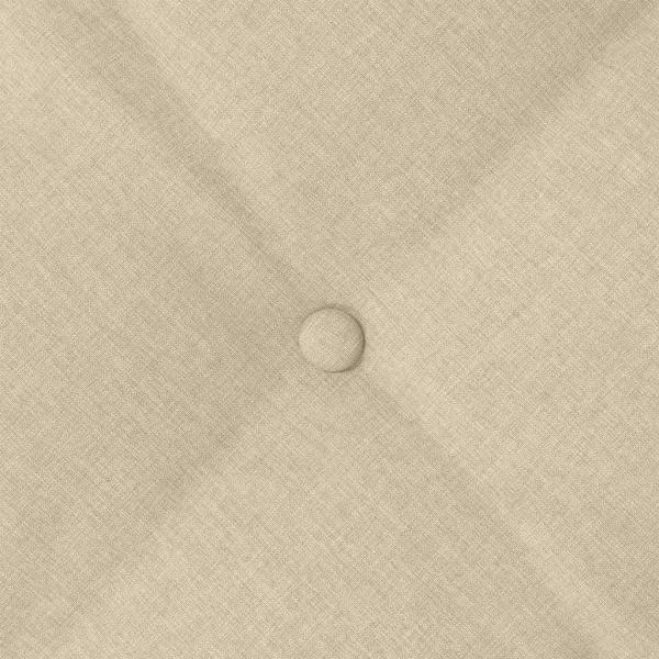 Rücken Kissen Creme 100 x 19 x 50 cm Stoff