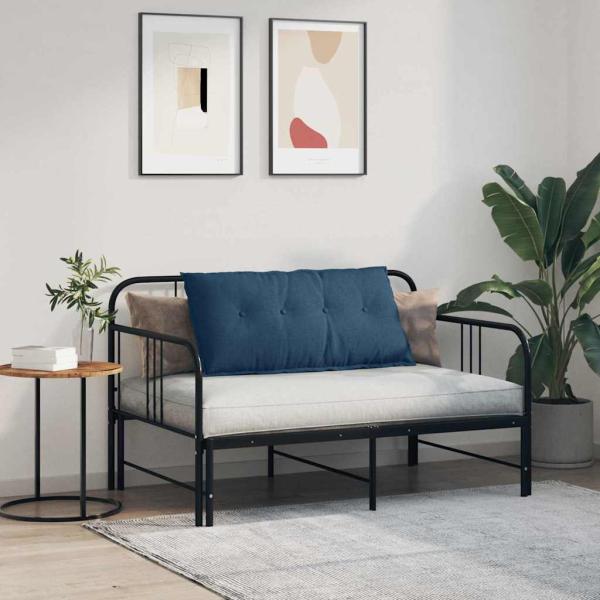 Rücken Kissen Blau 100 x 19 x 50 cm Stoff