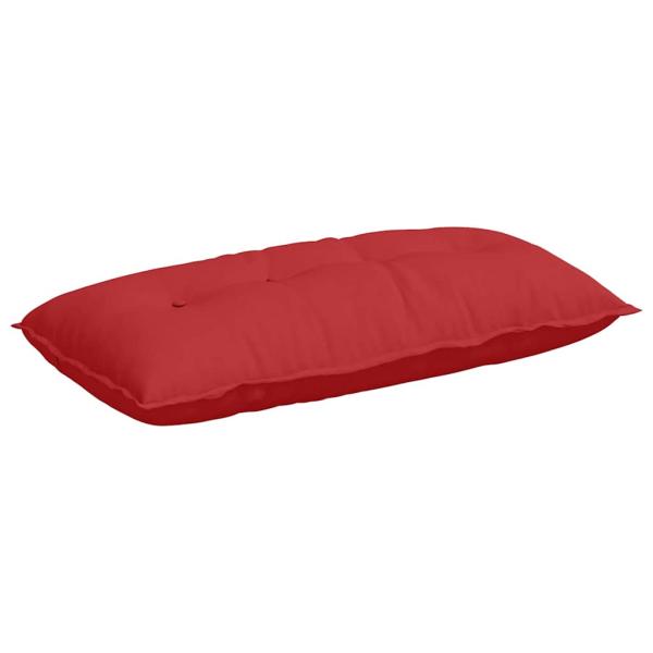 Rücken Kissen Rot 100 x 19 x 50 cm Stoff
