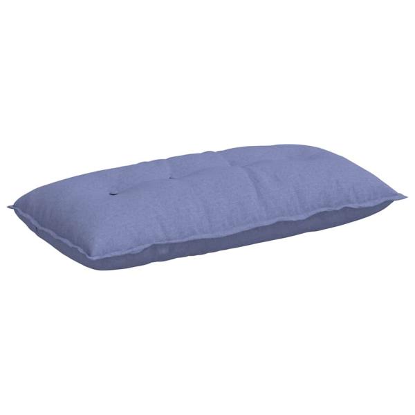 Rücken Kissen Jeans blau 100 x 19 x 50 cm Stoff