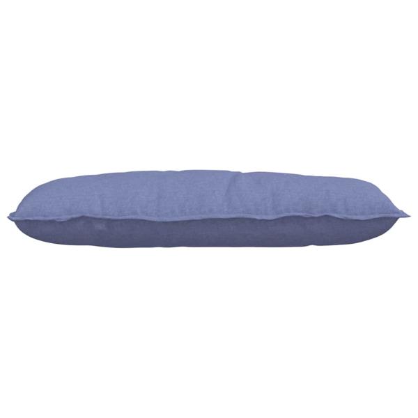 Rücken Kissen Jeans blau 100 x 19 x 50 cm Stoff