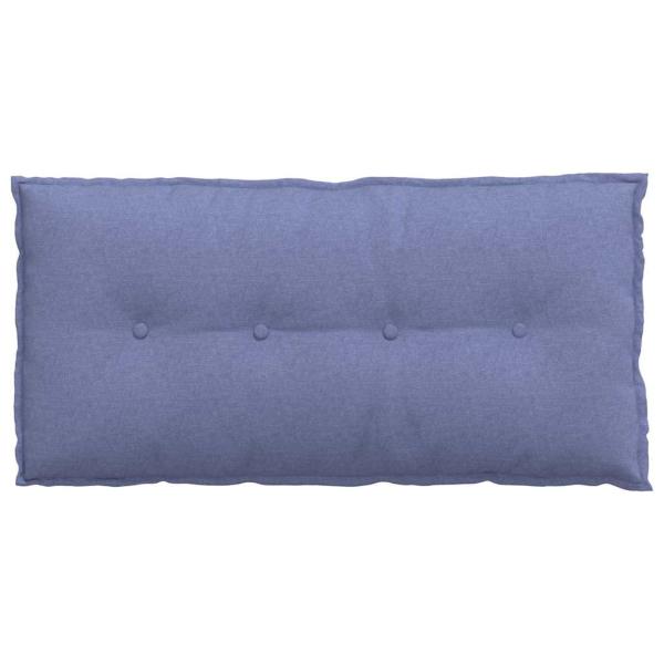 Rücken Kissen Jeans blau 100 x 19 x 50 cm Stoff