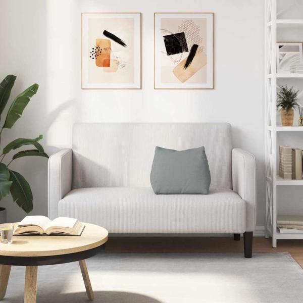 Rücken Kissen Hellgrau 45 x 20 x 35 cm Stoff