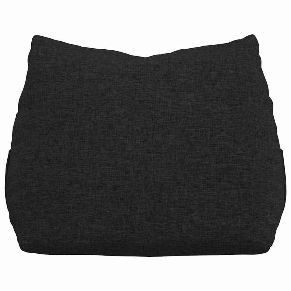Rücken Kissen Schwarz 45 x 20 x 35 cm Stoff