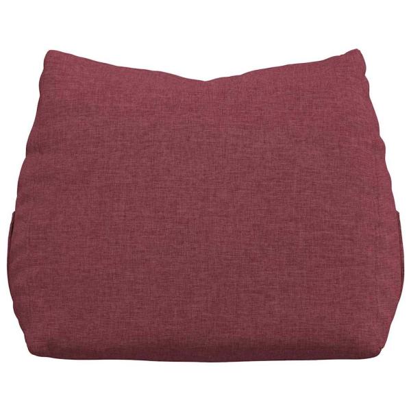 Rücken Kissen Weinrot 45 x 20 x 35 cm Stoff