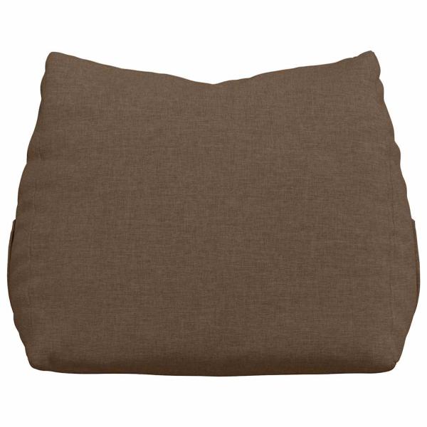 Rücken Kissen Braun 45 x 20 x 35 cm Stoff