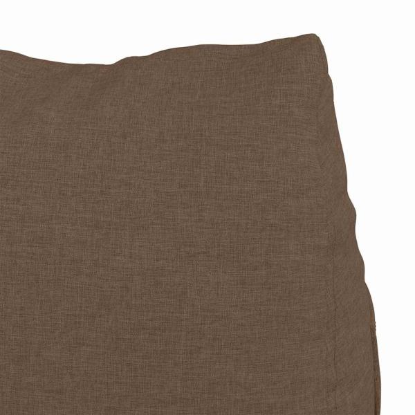 Rücken Kissen Braun 45 x 20 x 35 cm Stoff