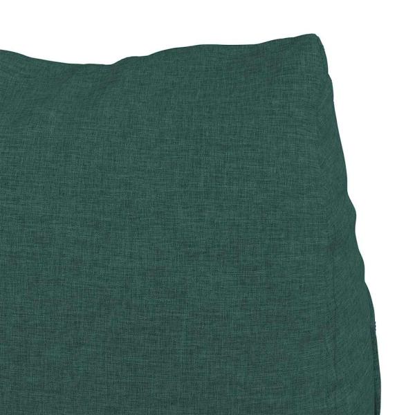 Rücken Kissen Dunkelgrün 45 x 20 x 35 cm Stoff