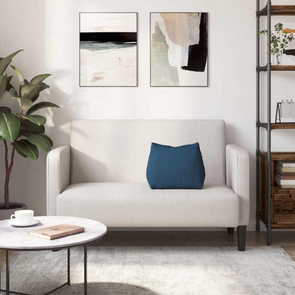 Rücken Kissen Blau 45 x 20 x 35 cm Stoff