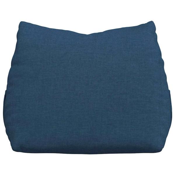 Rücken Kissen Blau 45 x 20 x 35 cm Stoff