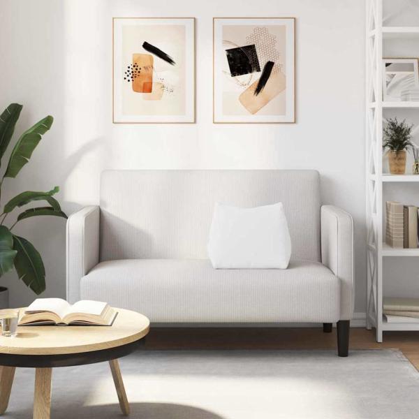 Rücken Kissen Weiß 45 x 20 x 35 cm Stoff