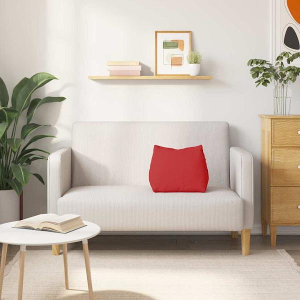 Rücken Kissen Rot 45 x 20 x 35 cm Stoff