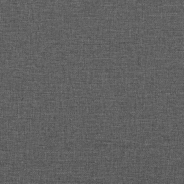 Rückenkissen Dunkelgrau 60 x 20 x 50 cm Stoff