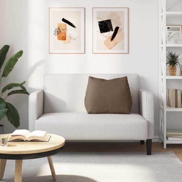 Rücken Kissen Braun 60 x 20 x 50 cm Stoff