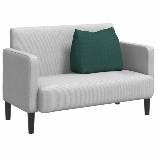 Rücken Kissen Dunkelgrün 60 x 20 x 50 cm Stoff