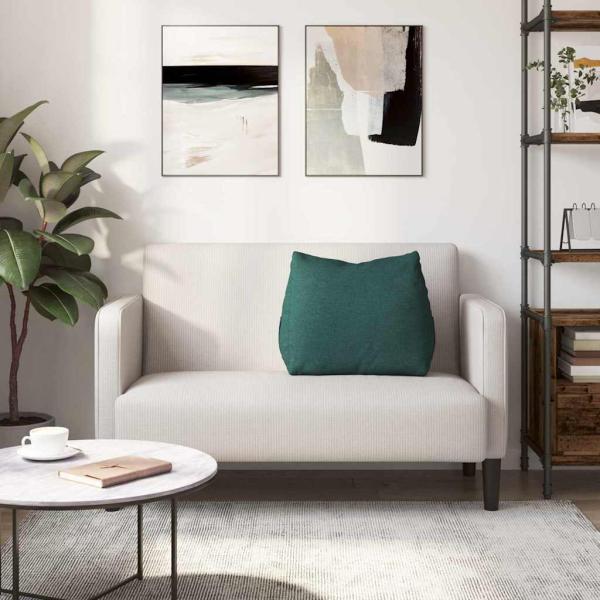 Rücken Kissen Dunkelgrün 60 x 20 x 50 cm Stoff