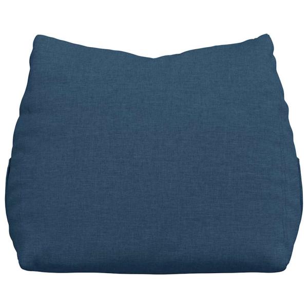 Rücken Kissen Blau 60 x 20 x 50 cm Stoff