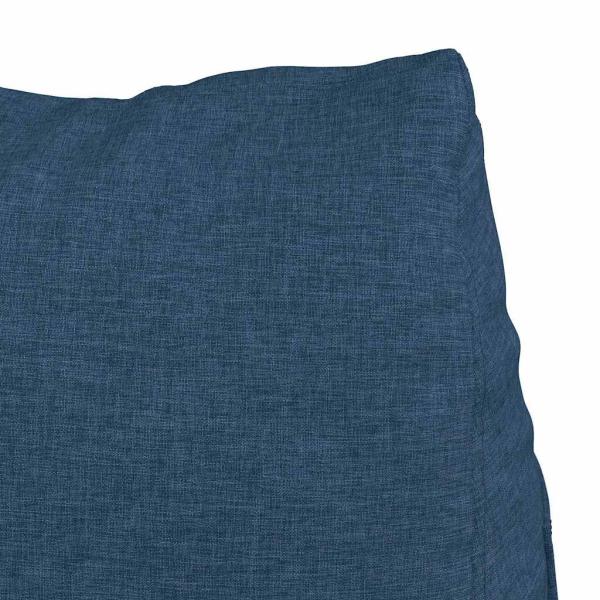 Rücken Kissen Blau 60 x 20 x 50 cm Stoff