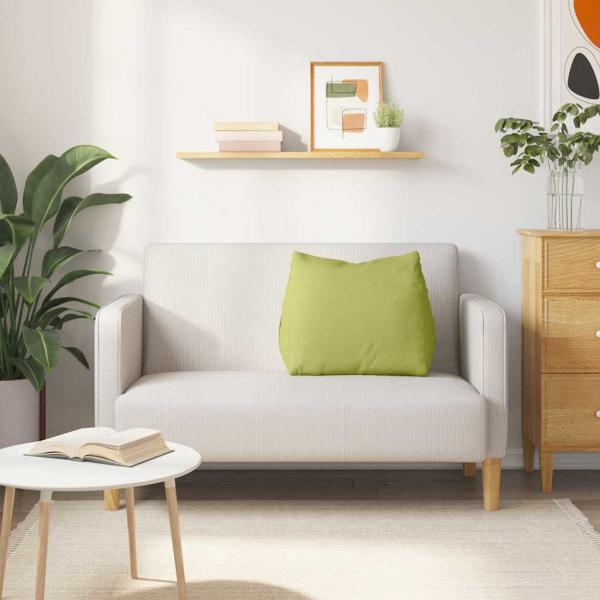 ARDEBO.de - Rücken Kissen Hellgrün 60 x 20 x 50 cm Stoff