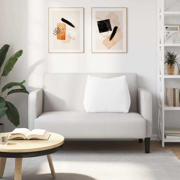 Rücken Kissen Weiß 60 x 20 x 50 cm Stoff