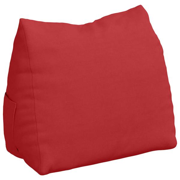 Rücken Kissen Rot 60 x 20 x 50 cm Stoff