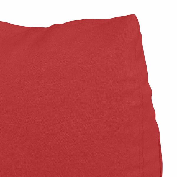 Rücken Kissen Rot 60 x 20 x 50 cm Stoff