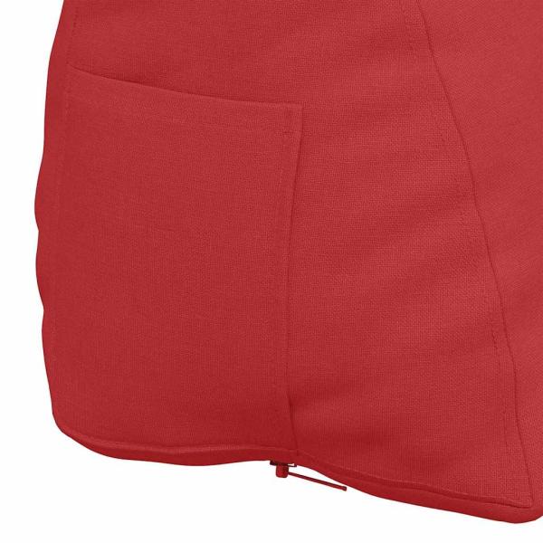Rücken Kissen Rot 60 x 20 x 50 cm Stoff
