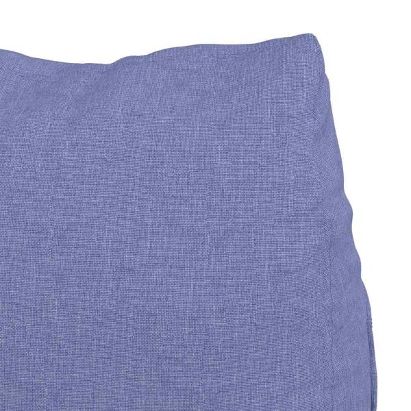 Rücken Kissen Jeans blau 60 x 20 x 50 cm Stoff