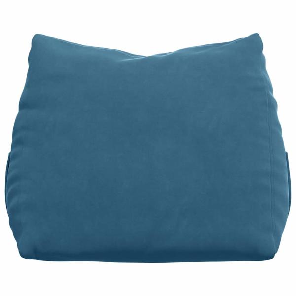 Rücken Kissen Blau 60 x 20 x 50 cm Cordstoff