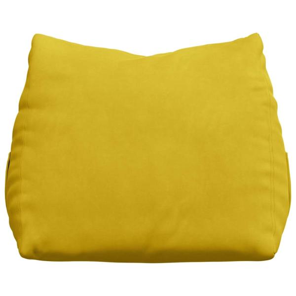 Rücken Kissen Gelb 60 x 20 x 50 cm Cordstoff