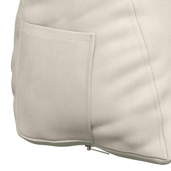 Rücken Kissen Creme 60 x 20 x 50 cm Cordstoff