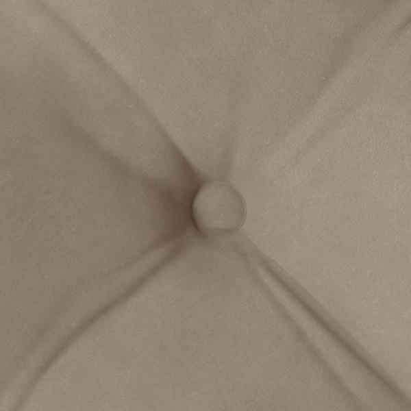 ARDEBO.de - Sitzkissen 4 pcs Taupe 40 x 40 cm Mikrofaserstoff