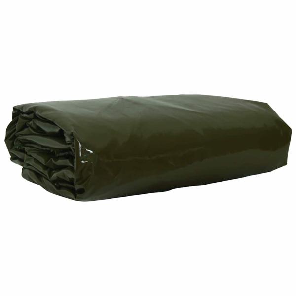 ARDEBO.de - Plane 650g / m² Olive Grün 1,5 x 2 m Canvas mit PVC-Beschichtung