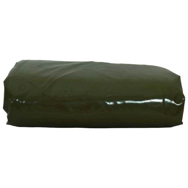 Plane 650g / m² Olive Grün 1,5 x 2 m Canvas mit PVC-Beschichtung