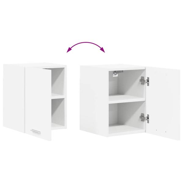 Hängeschrank Riga 2 pcs Weiß 30 x 31 x 40 cm Holzwerkstoff