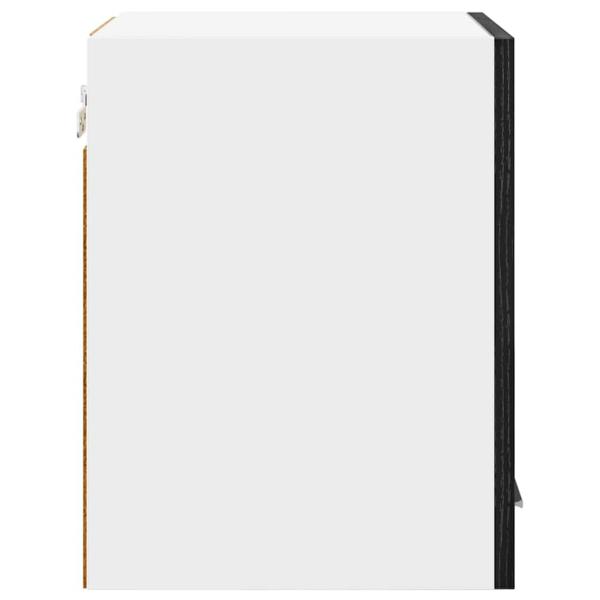 Hängeschrank Riga 2 pcs Schwarze Eiche und Weiß 30 x 31 x 40 cm