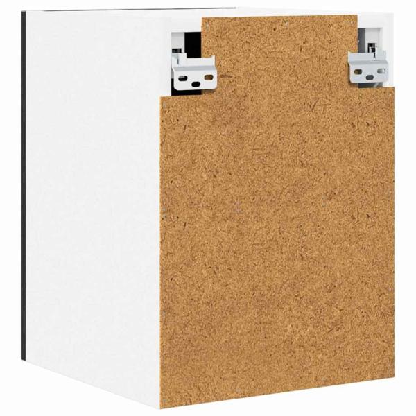 Hängeschrank Riga 2 pcs Schwarze Eiche und Weiß 30 x 31 x 40 cm