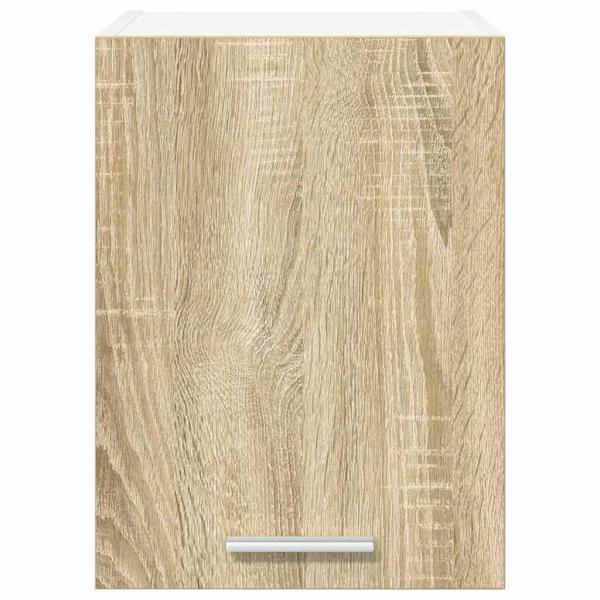 Hängeschrank mit Tür Riga Sonoma-Eiche und Weiß 30 x 31 x 40 cm