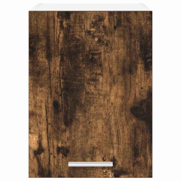 Hängeschrank mit Regal Riga 2 pcs Geräucherte Eiche und Weiß