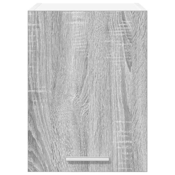 Hängeschrank mit Tür Riga Grau Sonoma und Weiß 30 x 31 x 40 cm