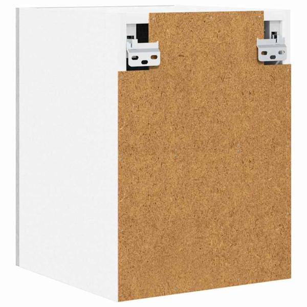 Hängeschrank mit Tür Riga Grau Sonoma und Weiß 30 x 31 x 40 cm
