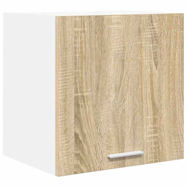 Hängeschrank Riga 2 pcs Sonoma-Eiche und Weiß 40 x 31 x 40 cm