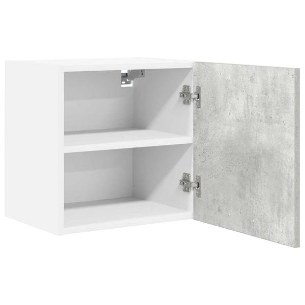 Hängeschrank Riga 2 pcs Betongrau und Weiß 40 x 31 x 40 cm