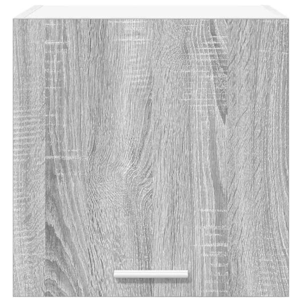 Hängeschrank mit Tür Riga Grau Sonoma und Weiß 40 x 31 x 40 cm