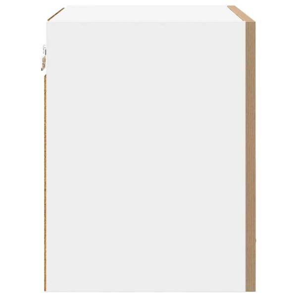 Hängeschrank Riga Artisan-Eiche und Weiß 40 x 31 x 40 cm