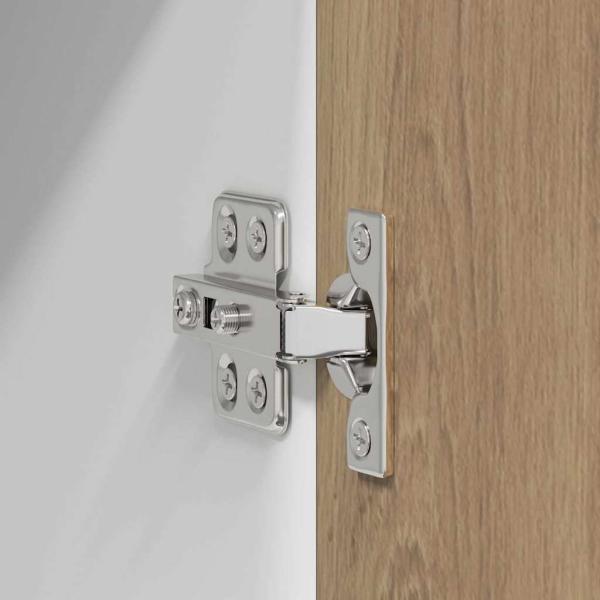 Hängeschrank Riga 2 pcs Artisan-Eiche und Weiß 40 x 31 x 40 cm