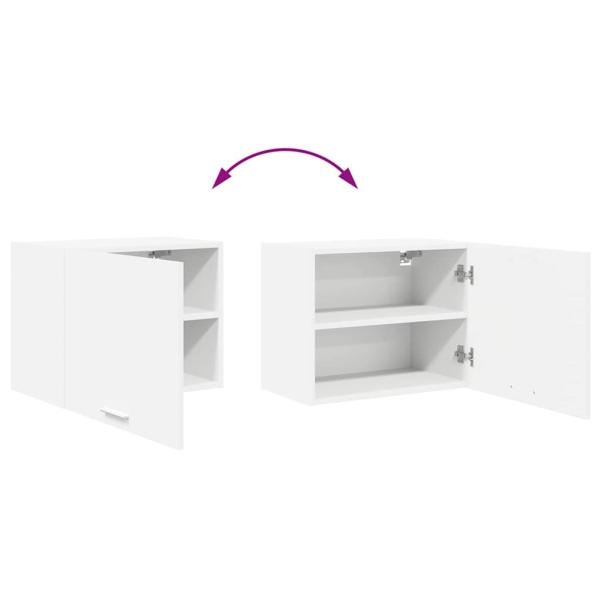 Hängeschrank Riga 2 pcs Weiß 50 x 31 x 40 cm Holzwerkstoff