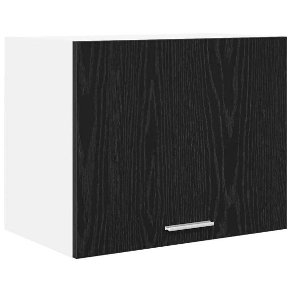 Hängeschrank Riga 2 pcs Schwarze Eiche und Weiß 50 x 31 x 40 cm