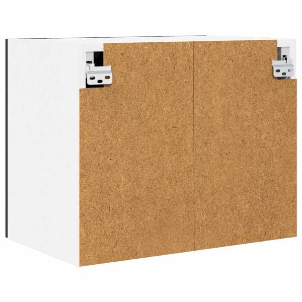 Hängeschrank Riga 2 pcs Schwarze Eiche und Weiß 50 x 31 x 40 cm